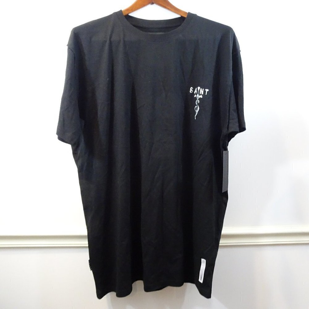 SAINT MORTA Daggers Lafayette Tee Size 2XL Black Silver NEW Shirt Short Sleeve